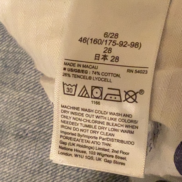 Nwot 1969 Premium High Rise Distressed Carpenter Jeans sz 6/28 - Picture 8 of 12